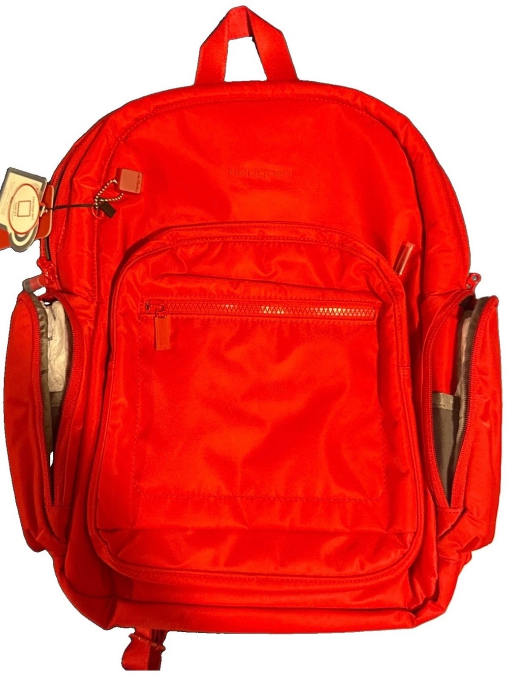 Hedgren RFID Vibrant Red Everyday Backpack New NWT